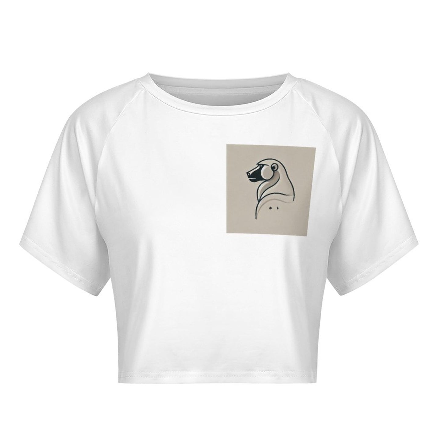 Trendy & Chic Crop Top with Babunii logo